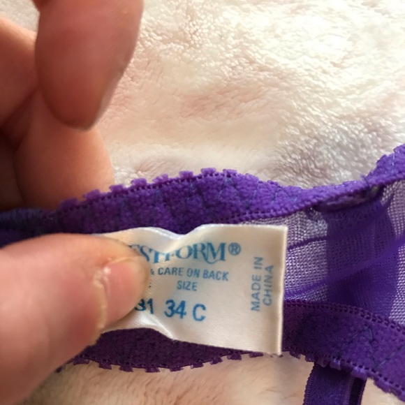 Deep Purple lace bra - Picture 6 of 6